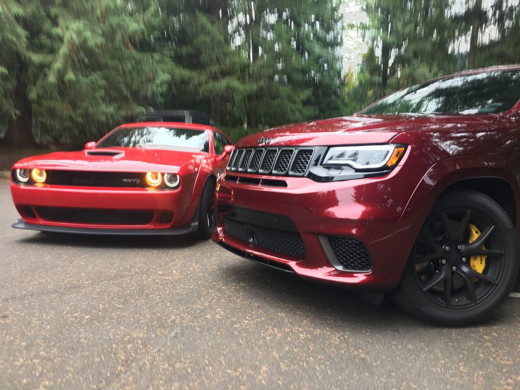 Watch: Jeep Trackhawk vs. Hellcat Challenger